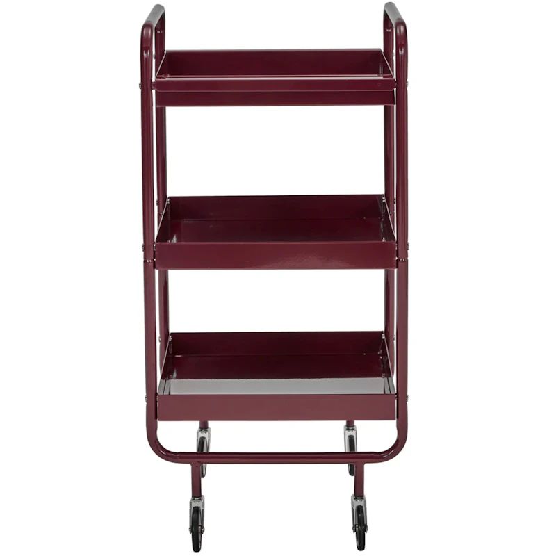 Roll Trolley, Burgundy