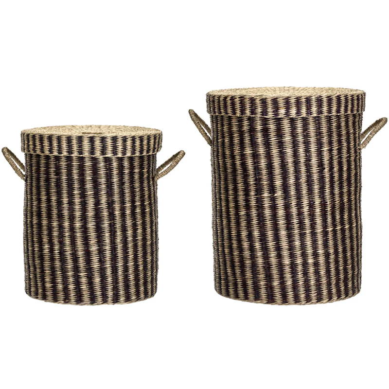 Laundry Basket 2-pack, Brown/Nature