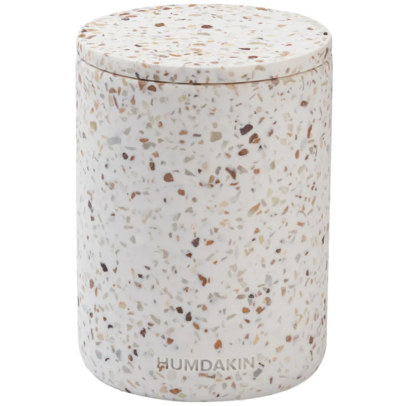 Bologna Jar With Lid 17 cm, Beige Red