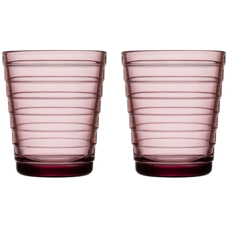 Aino Aalto Drinking Glass 22 cl 2-pack, Heather