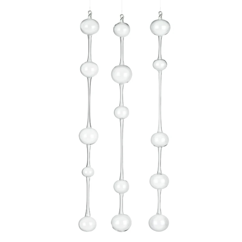 Ateenan Aamu Glass Decoration, 3-set