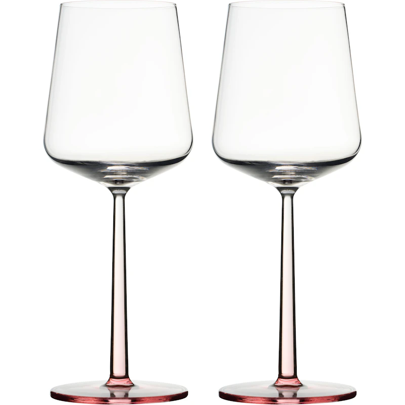 Essence red wine glass 45cl pink 2-pack