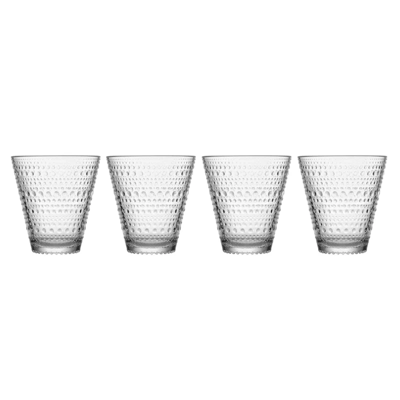 Kastehelmi Glasses Clear, 4-pack