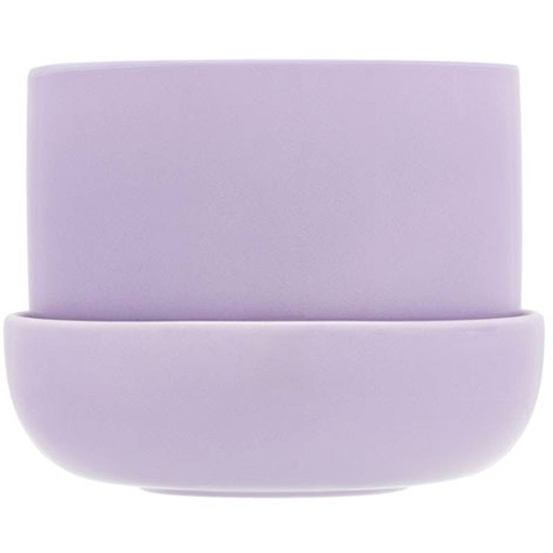 Nappula Pot With Saucer 17x13 cm, Light Purple