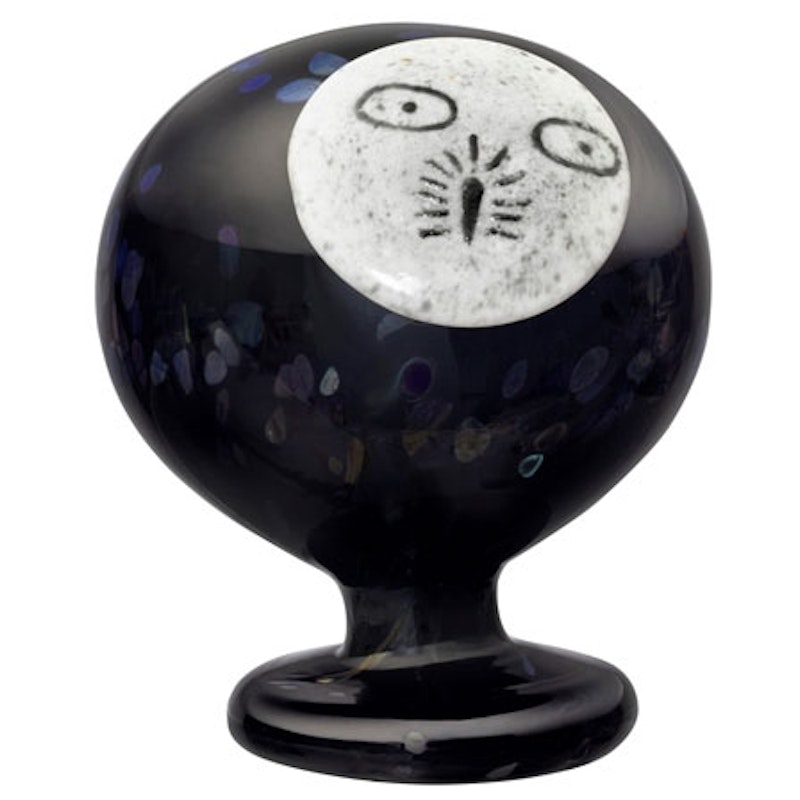 Nattuggla Art Glass 120x130 mm, Dark Grey