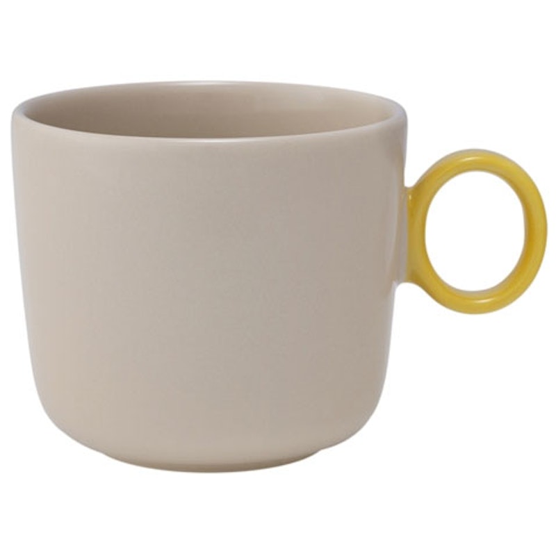 Play Tasse 35 cl, Beige / Gelb