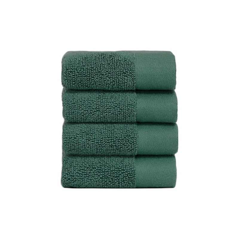 Handtuch 30x30 cm 4-er Set, Juniper Green