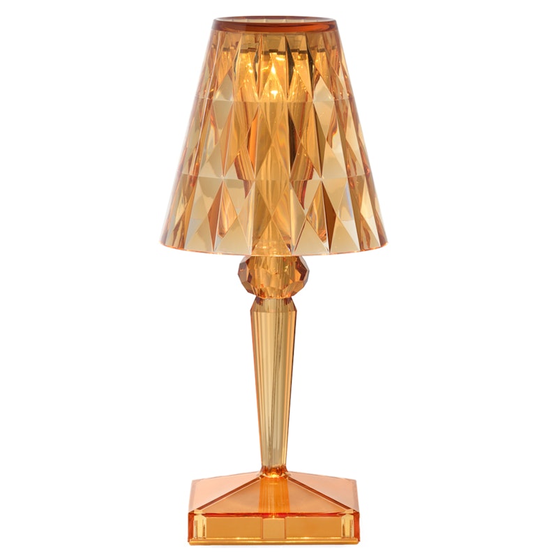 Battery Table Lamp Portable, Orange