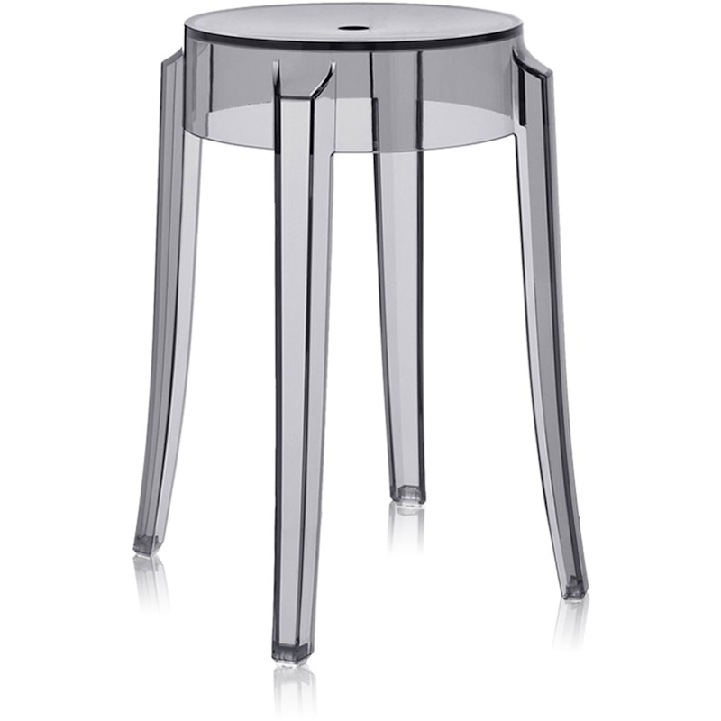 Charles Ghost Stool, Dark grey