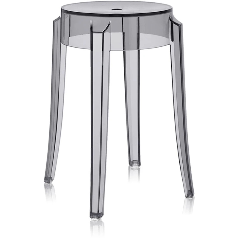 Charles Ghost Stool, Dark grey