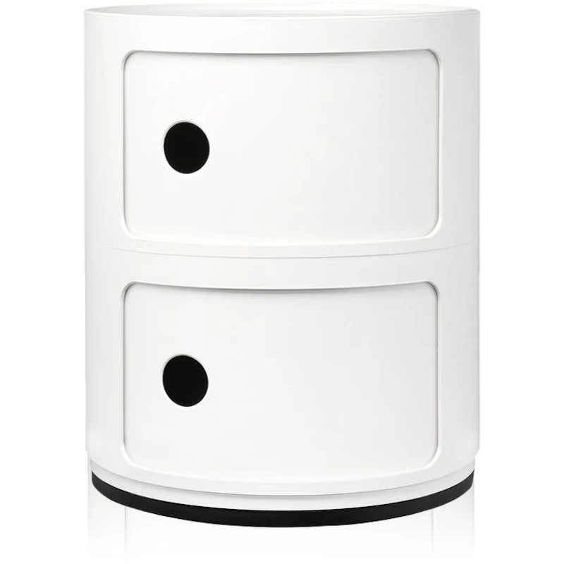 Componibili Classic Storage With 2 Compartments, White