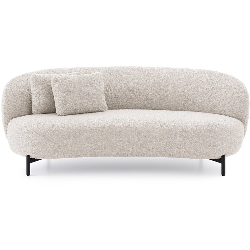 Lunam Curly Sofa, Weiß