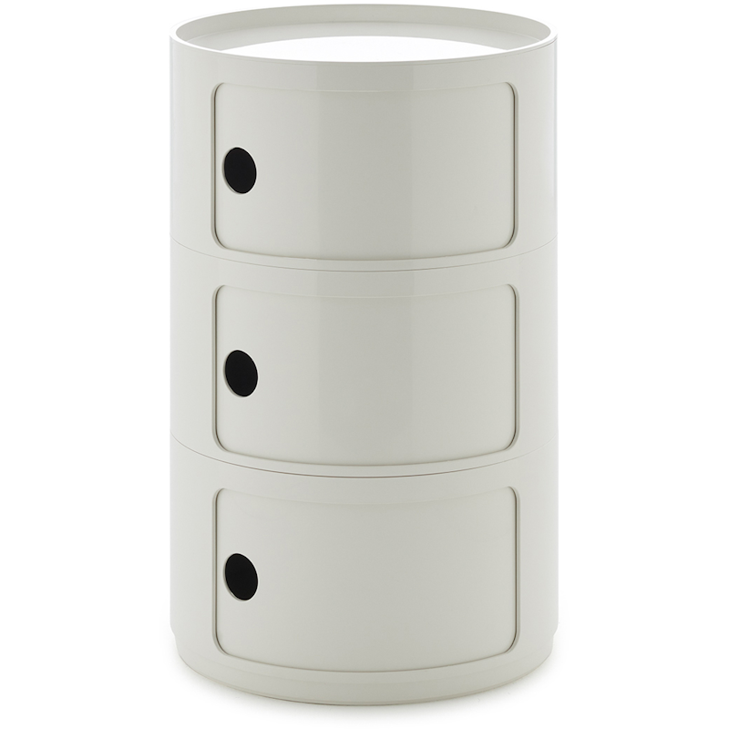 Componibili New Big Storage With 3 Compartments, White