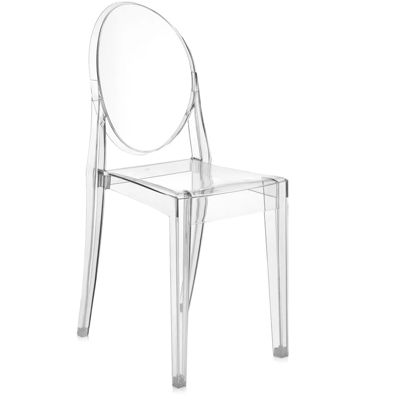Victoria Ghost Chair, Clear
