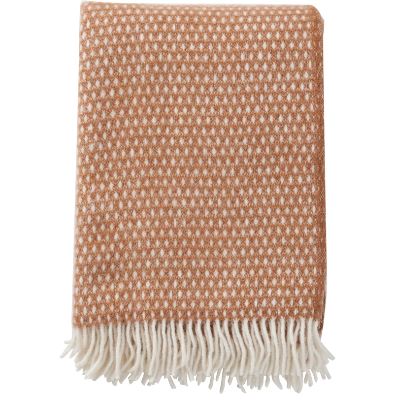 Knut Wool Plaid 130x200 cm, Nougat