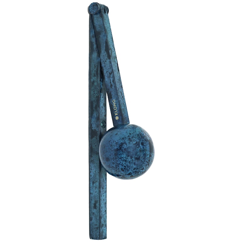 Klonk Door Knocker, Blue Oxidised