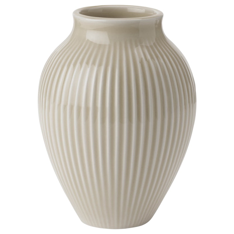 Vase Profiliert 12,5 cm, Sand