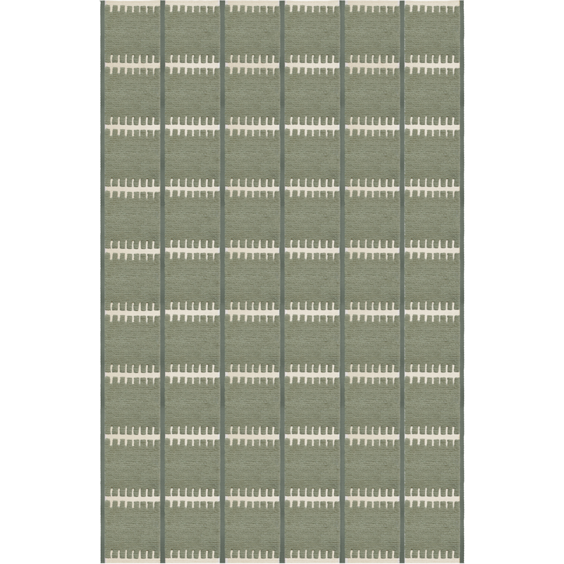 Lilly Wool Rug 250x350 cm, Green