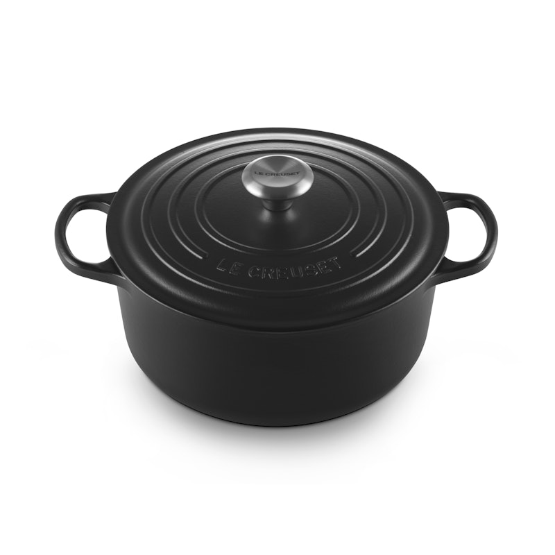 Signature Pot Round 26 cm, Matte Black