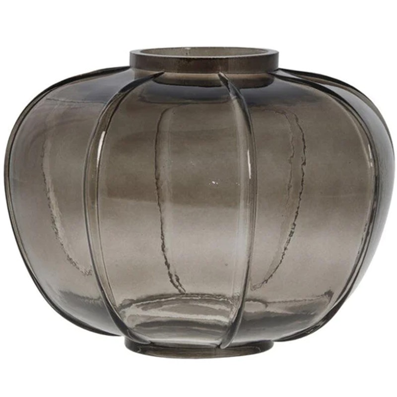 Dornia Vase 20 cm, Dunkelbraun