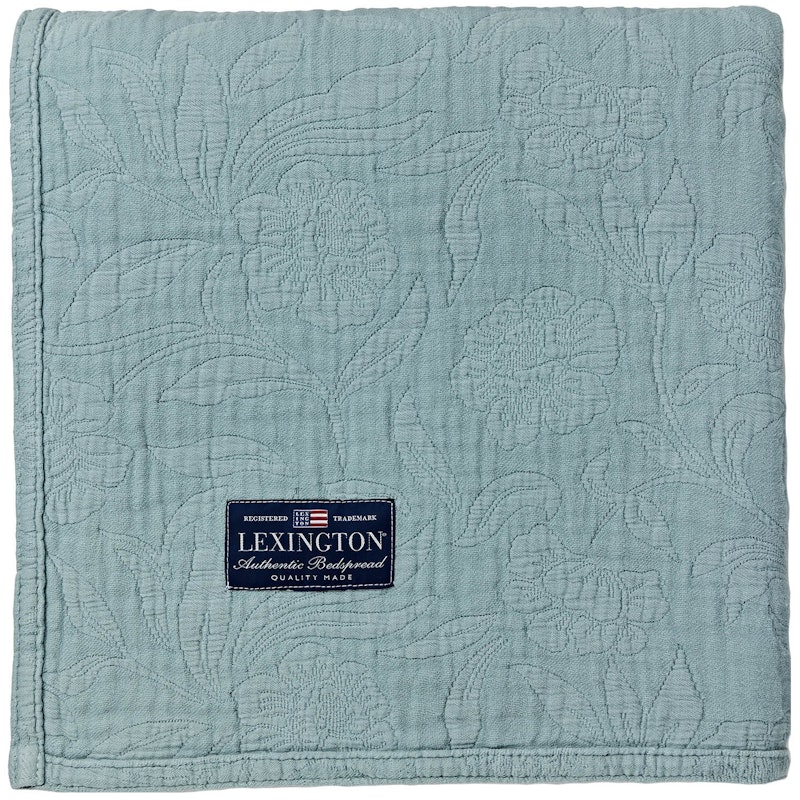 Flowers Jacquard Bedspread 260x240 cm, Eucalytus