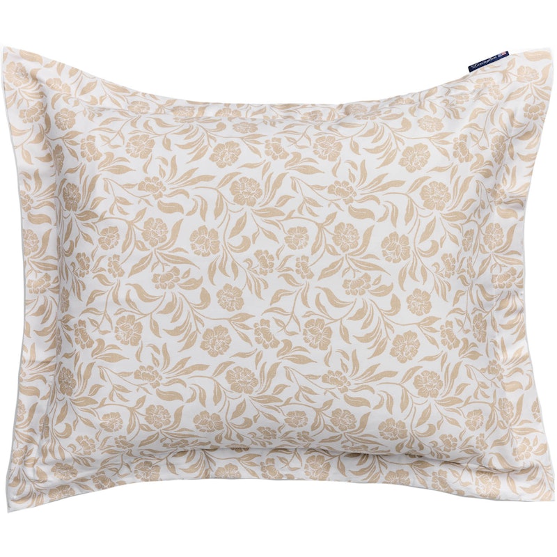 Flowers Pillowcase 50x60 cm, Beige