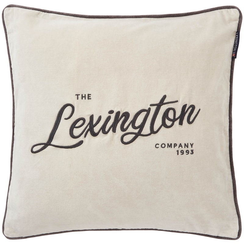 Lex Organic Cotton Velvet Kissenbezug 50x50 cm, Beige