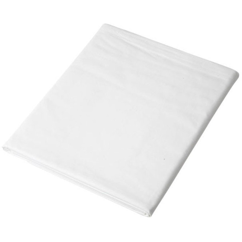 Pocket Cotton Percale Sheet White, 90x200 cm