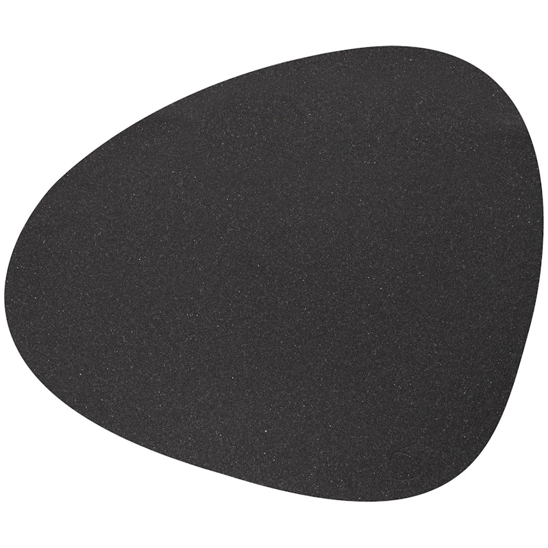 Curve L Tischset Core 37x44 cm, Flecked Anthracite