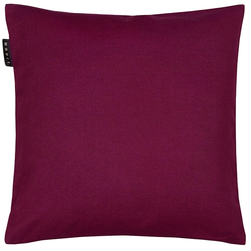 Annabell Cushion Cover 40x40 cm, Burgundy