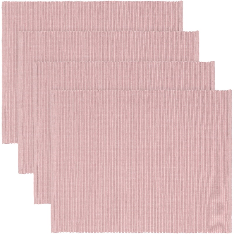 Uni Tischset 35x46 cm 4-er Set, Dusty Pink