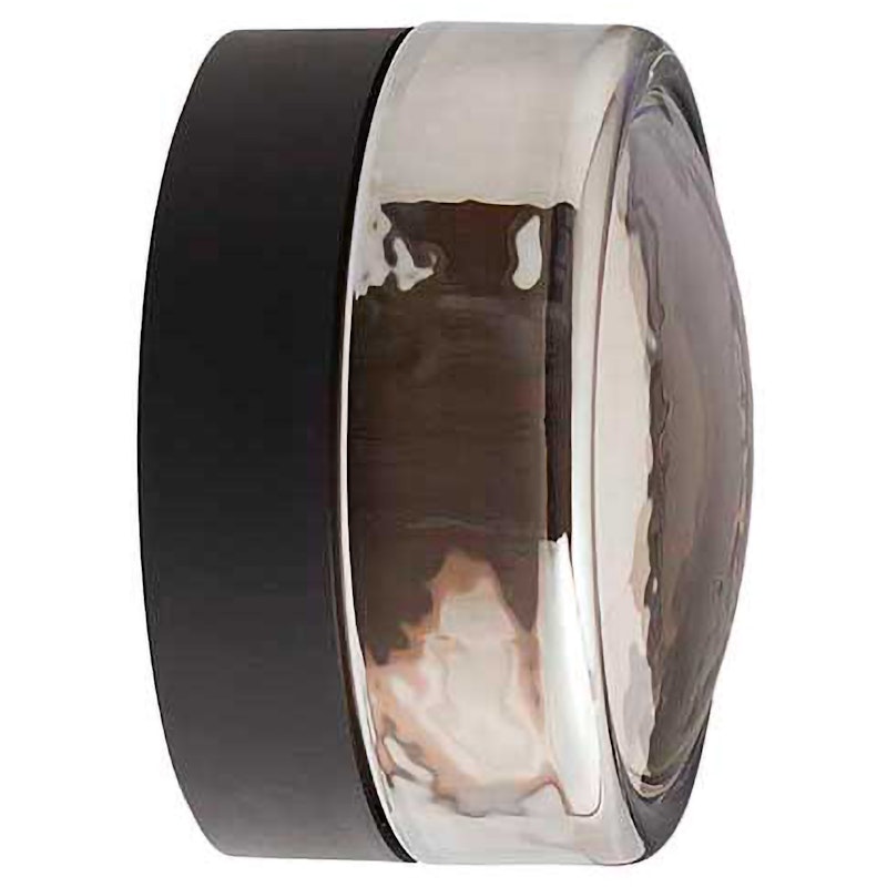 Otto Convex Wall Lamp Ø13 cm, Smoked