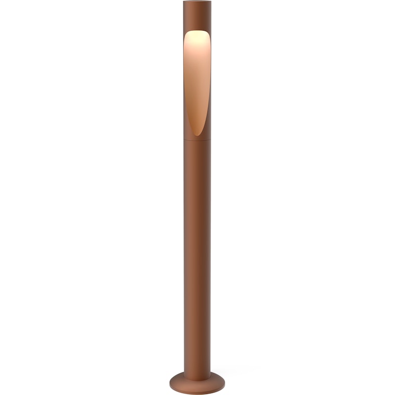 Flindt Garden Pollerleuchte Lang Corten Fuß Ohne Adapter, 2700K