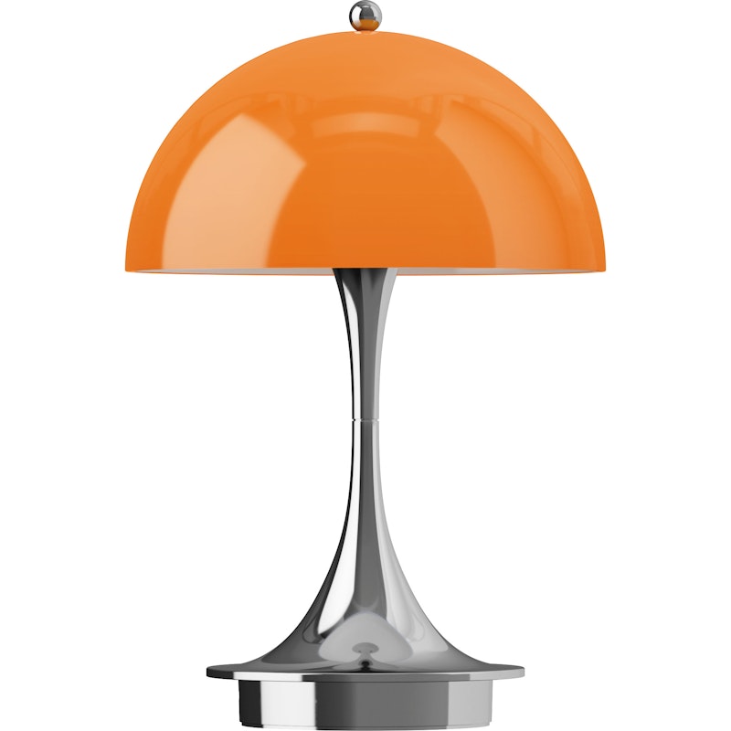 Panthella 160 Table Lamp Portable V3, Original Opal Orange