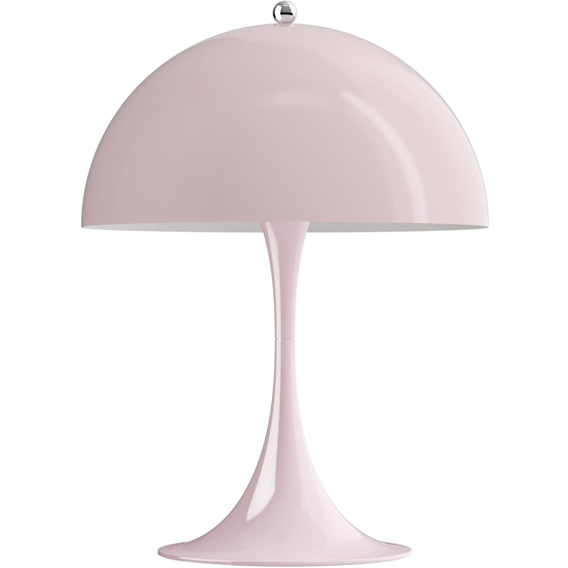 Panthella 250 Tischlampe, Pale Rose Opal Acryl