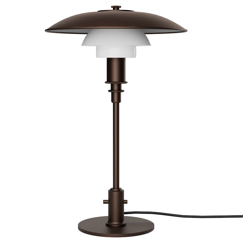 PH 3/2 Table Lamp, Aged Brass / Opal Glass