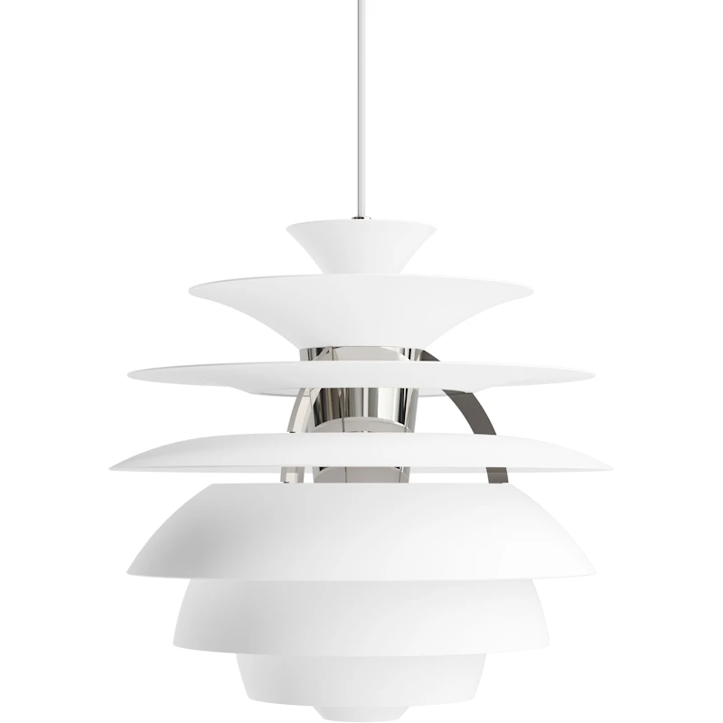 PH Snowball Pendant, Soft White / Chrome
