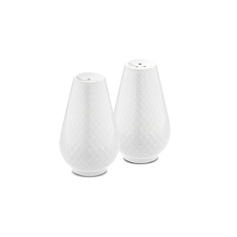 Rhombe Salt & Pepper Set, White