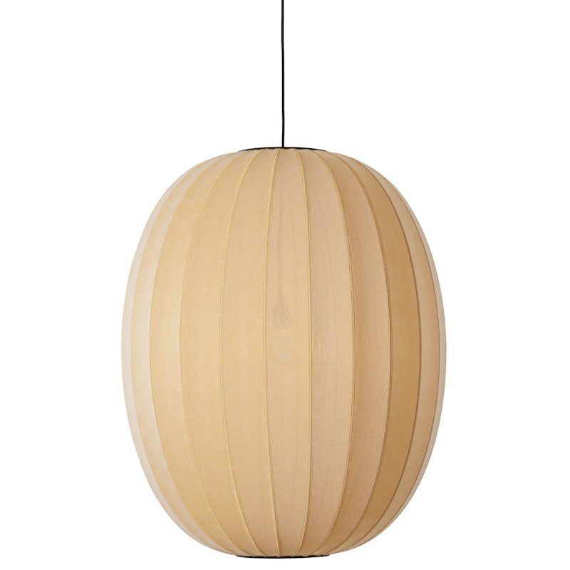Knit-Wit LED Pendant High Oval Ø65 cm, Sunrise