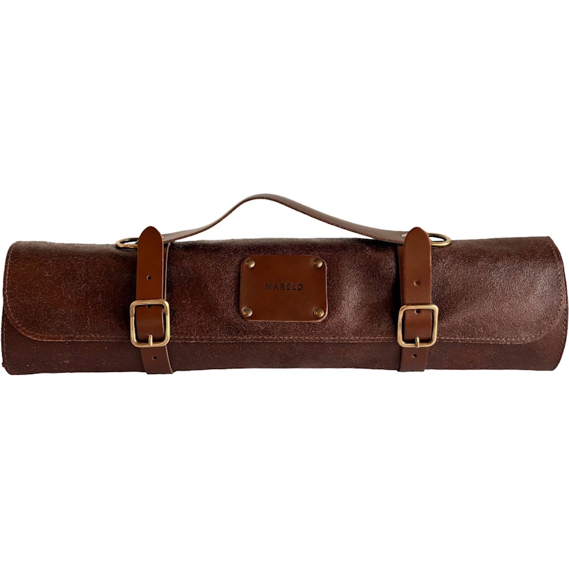 Knife Bag With 7 Compartments, Brown