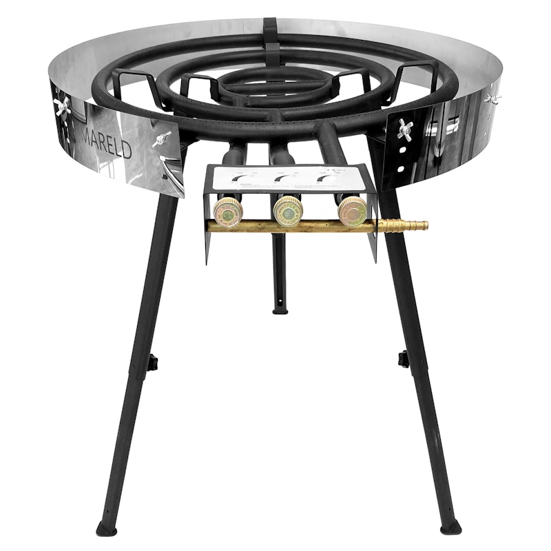Gas Burner With 3 Rings 78 cm