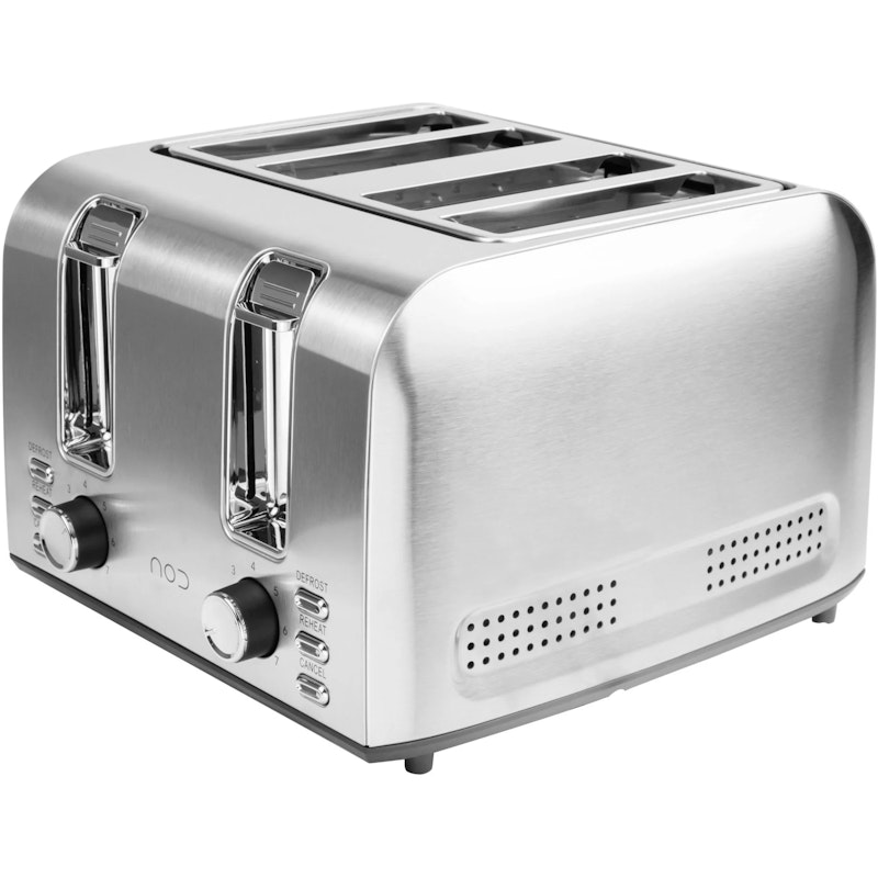 NOD Toaster 4 Scheiben, Edelstahl