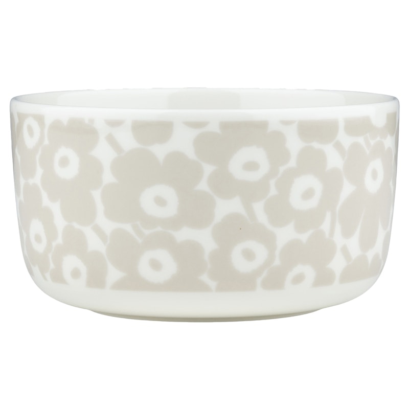Pikkuinen Unikko Bowl 50 cl, White/Straw