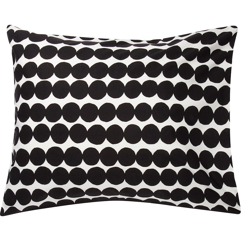 Räsymatto Pillowcase 60x63 cm, Black / White