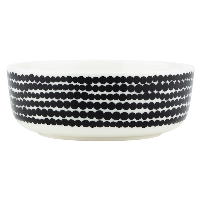 Siirtolapuutarha Bowl 40 cl, Black / White