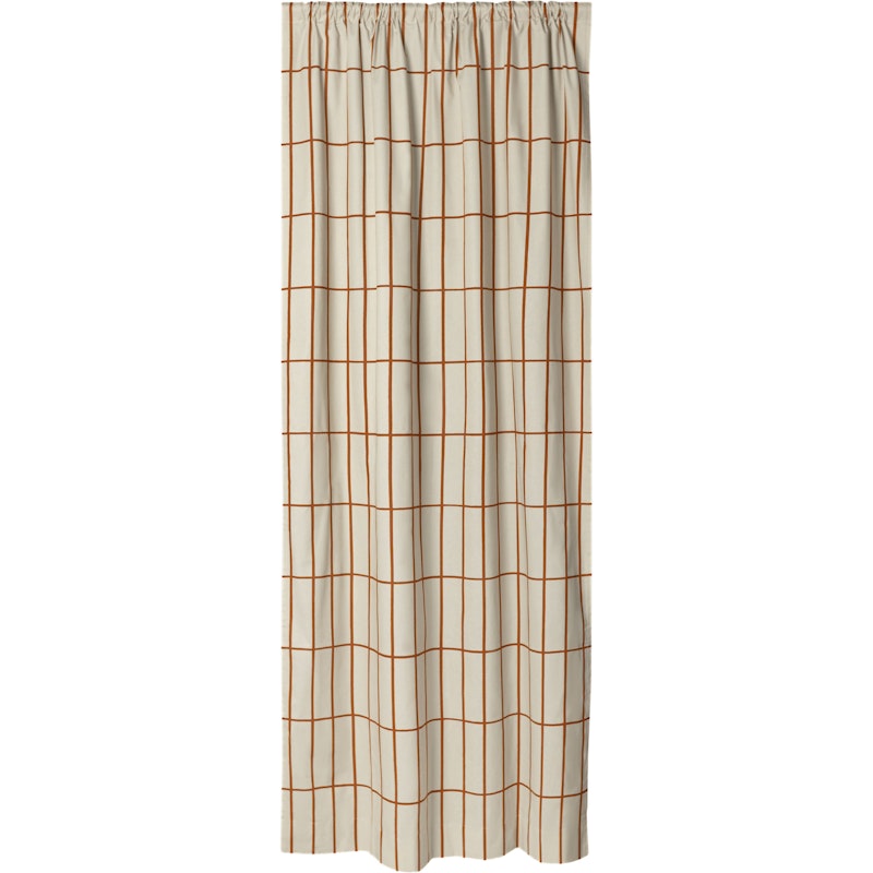 Tiiliskivi Curtain 135x250 cm, Light Brown / Chestnut