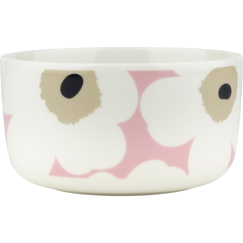Oiva/Unikko Bowl 50 cl, Pink / Sand
