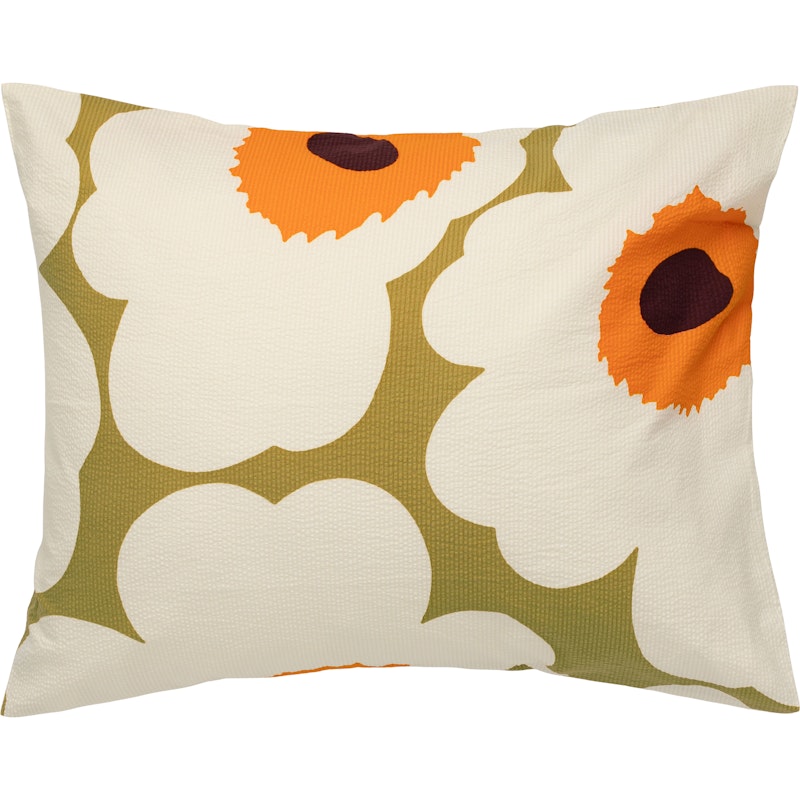 Unikko Pillowcase 50x60 cm, Cream / Caramel