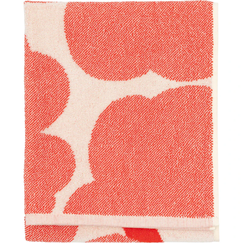 Unikko Hand Towel 50x70 cm, Orange Red