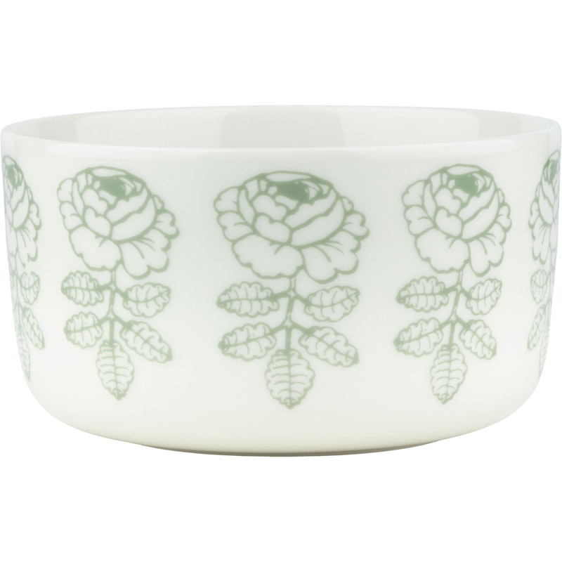 Wedding Rose Bowl 50 cl, White / Sage